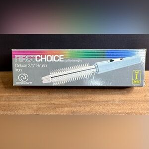 Vintage 80’s CharlesCraft Deluxe 3/4” Brush Bristle Iron Curls and Waves